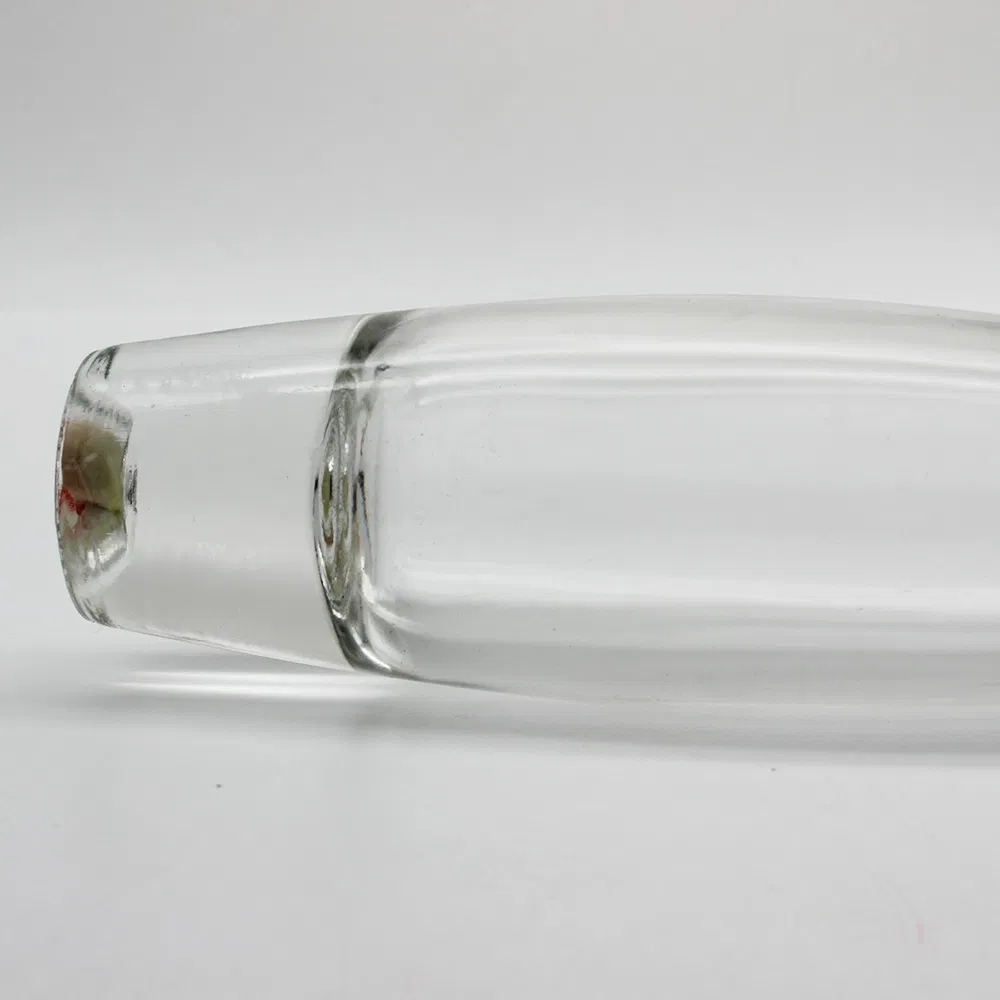 Custom Shaped 170ml Mini Glass Liquor Bottle for Spirit Sparkling Vodka Brandy Rum Whiskey with a Stopper and Matched Washing or Filling Machines