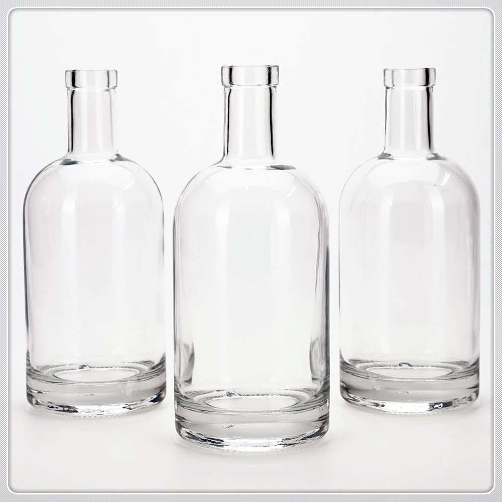 Premium Large Vodka Bottle with Frosted Glass Finish and Secure Screw Cap