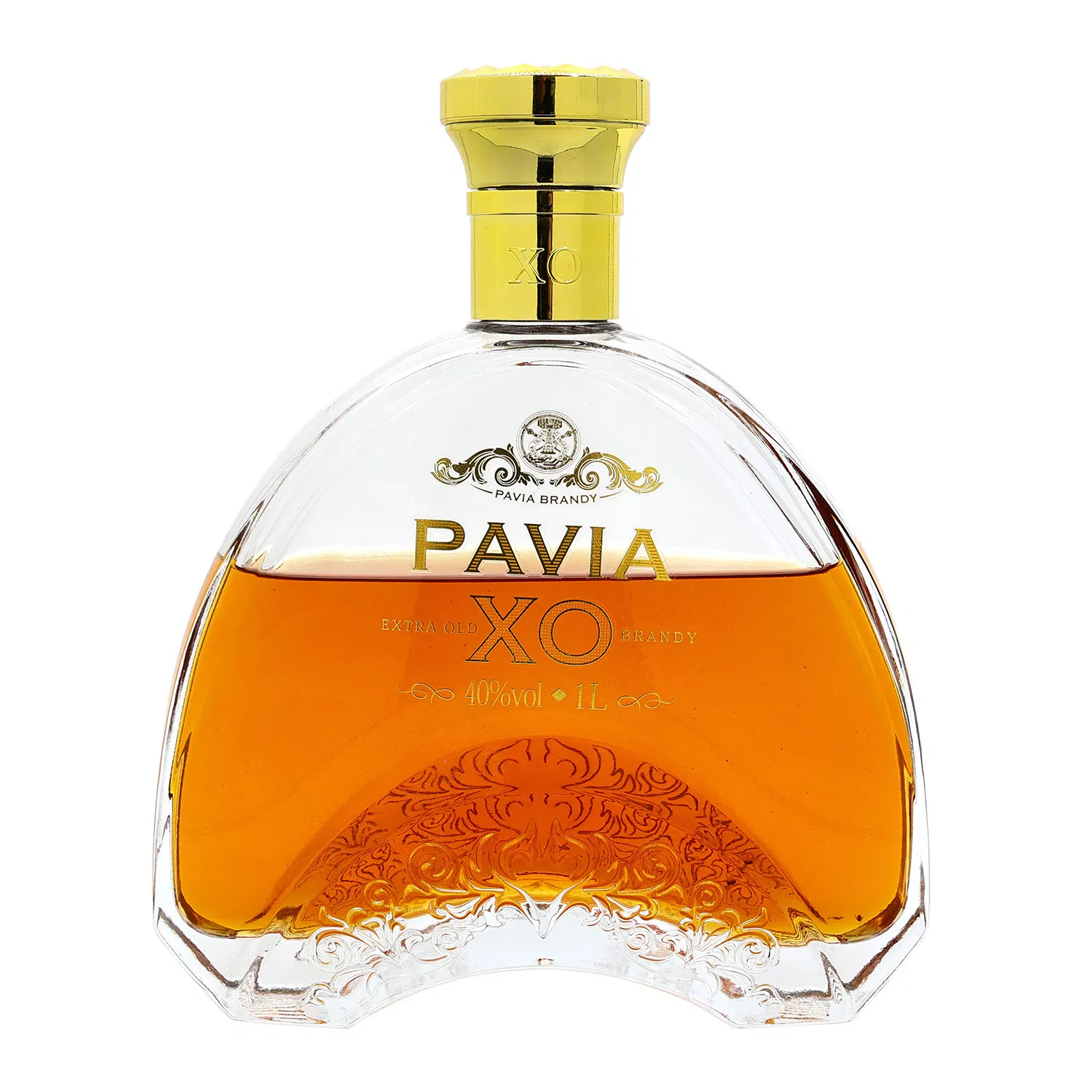 Oval Shape 700ml 750ml Extra Flint Glass Liquor Bottles Gin Whisky Vdoka Rum Glass Bottle