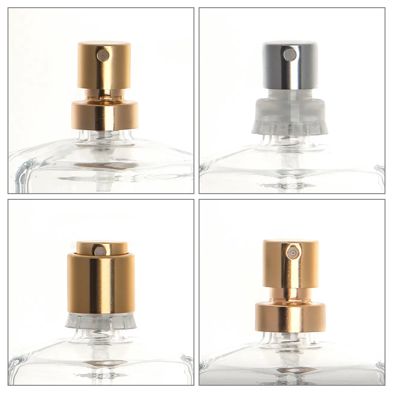 Wholesale 30ml 50ml 100ml Empty Luxury Flat Round Spray Fragrance Bottle Black Refillable Perfume Glass Bottle