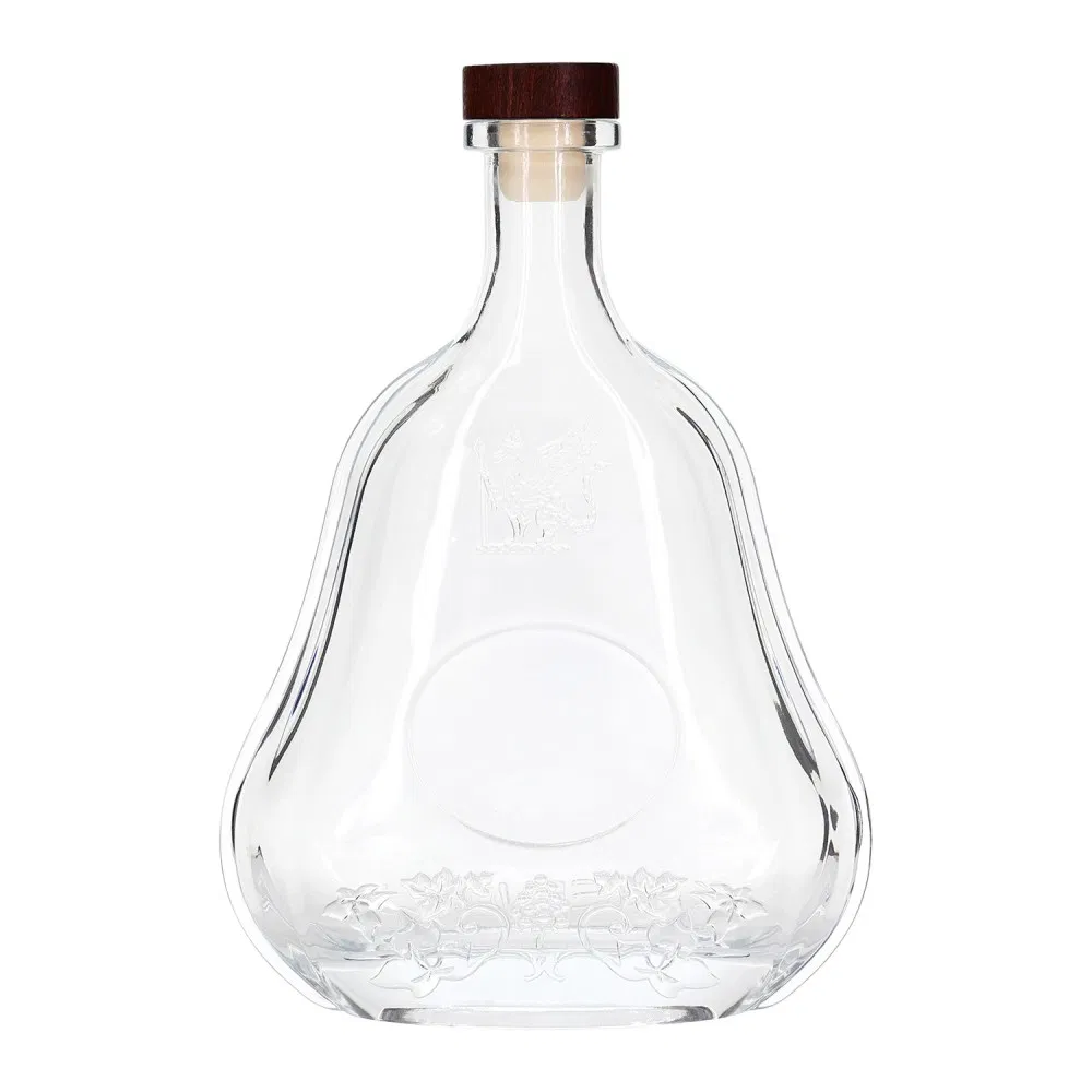 ISO 9001certificated Wholesale Lightweight Secure Embossing Vodka Bottle for Gift