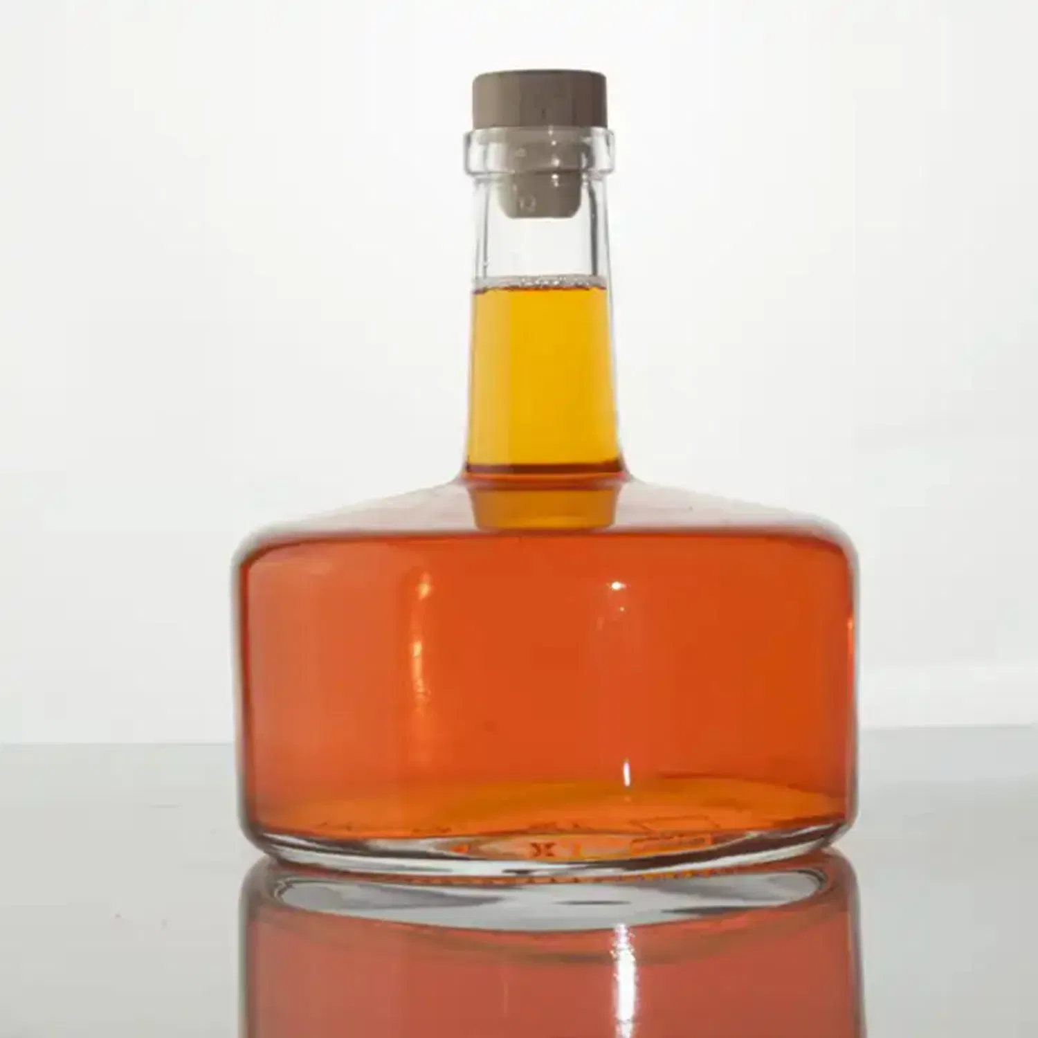 750ml Extra Flint Glass Bottle Transparent for Gin Whisky Whiskey Tequila Liquor