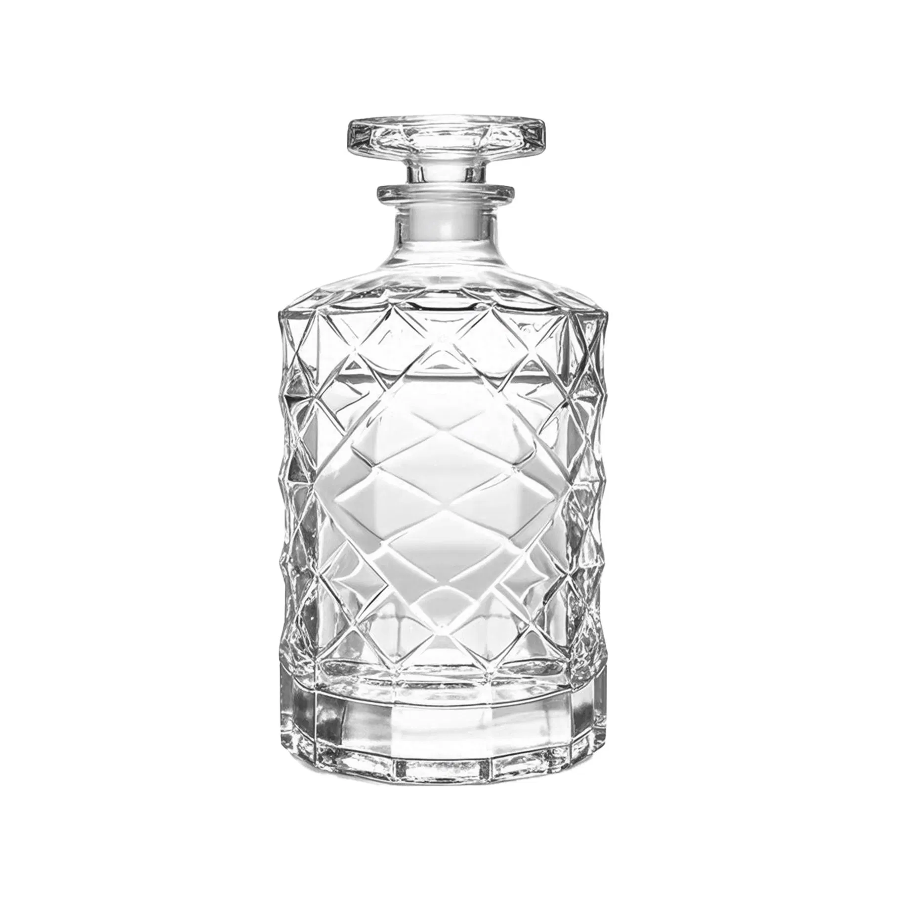 Bespoke Embossed Glass Whisky Bottles 500ml 700ml 750ml Custom Black Green Super Flint Clear Bottle for Premium Spirits with Label for Bar Distillery