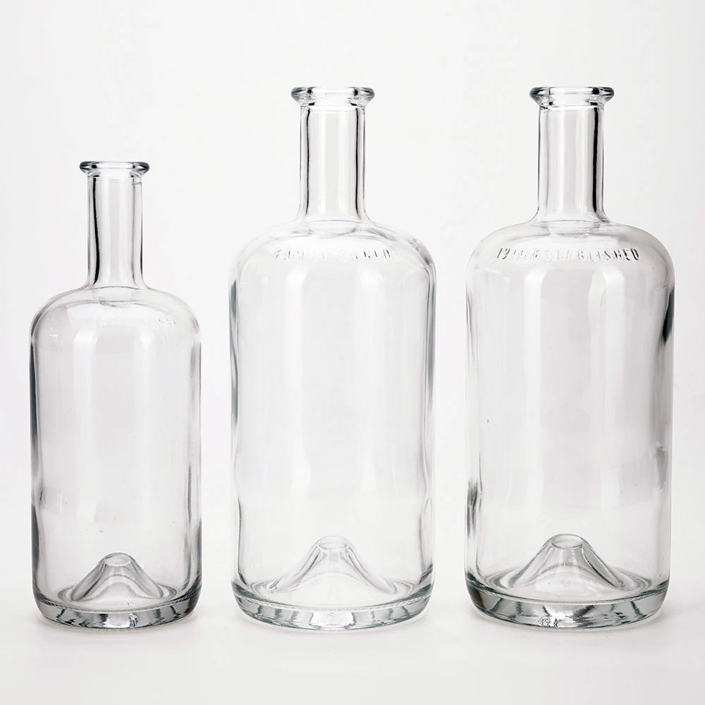 250ml 375ml 500ml 750ml 25cl 50cl 75cl High Flint Luxury Vodka Spirit Liquor Rum Tequila Brandy Whisky Wine Glass Bottle Screw Cap Cork Cap Gold Decal Printing