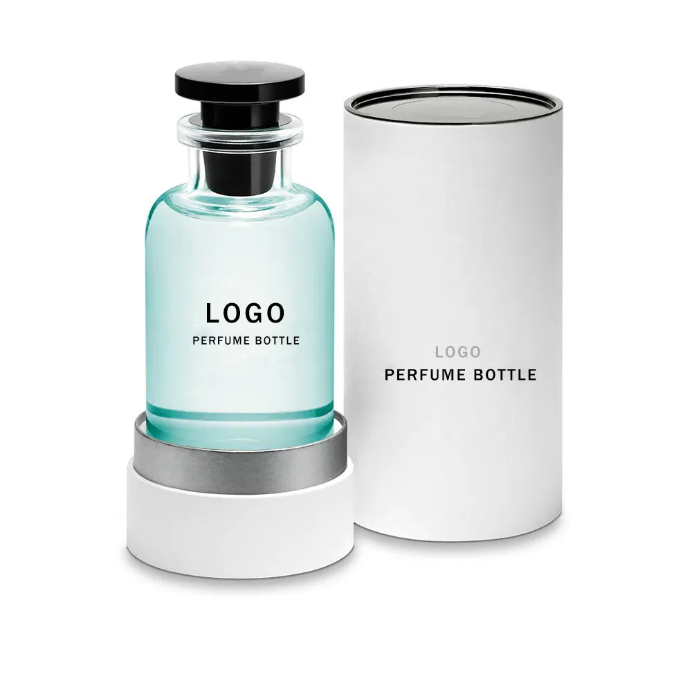New Arrival Luxury Design 30ml 50ml 100ml Round Brand Perfume Glass Bottle with Box Packaging
