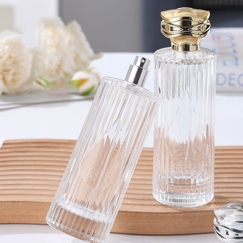 Slender Style 150ml Cylinder Thick Base Perfume Bottle Ready Stock