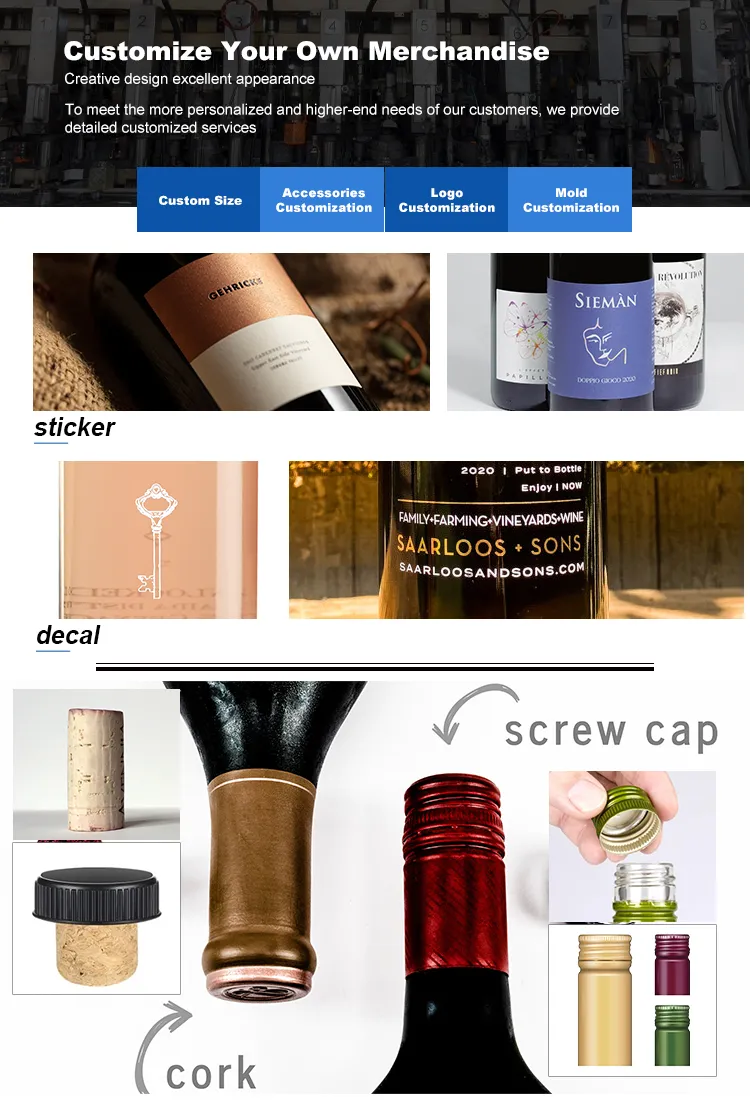 Bordeaux Bottle Details