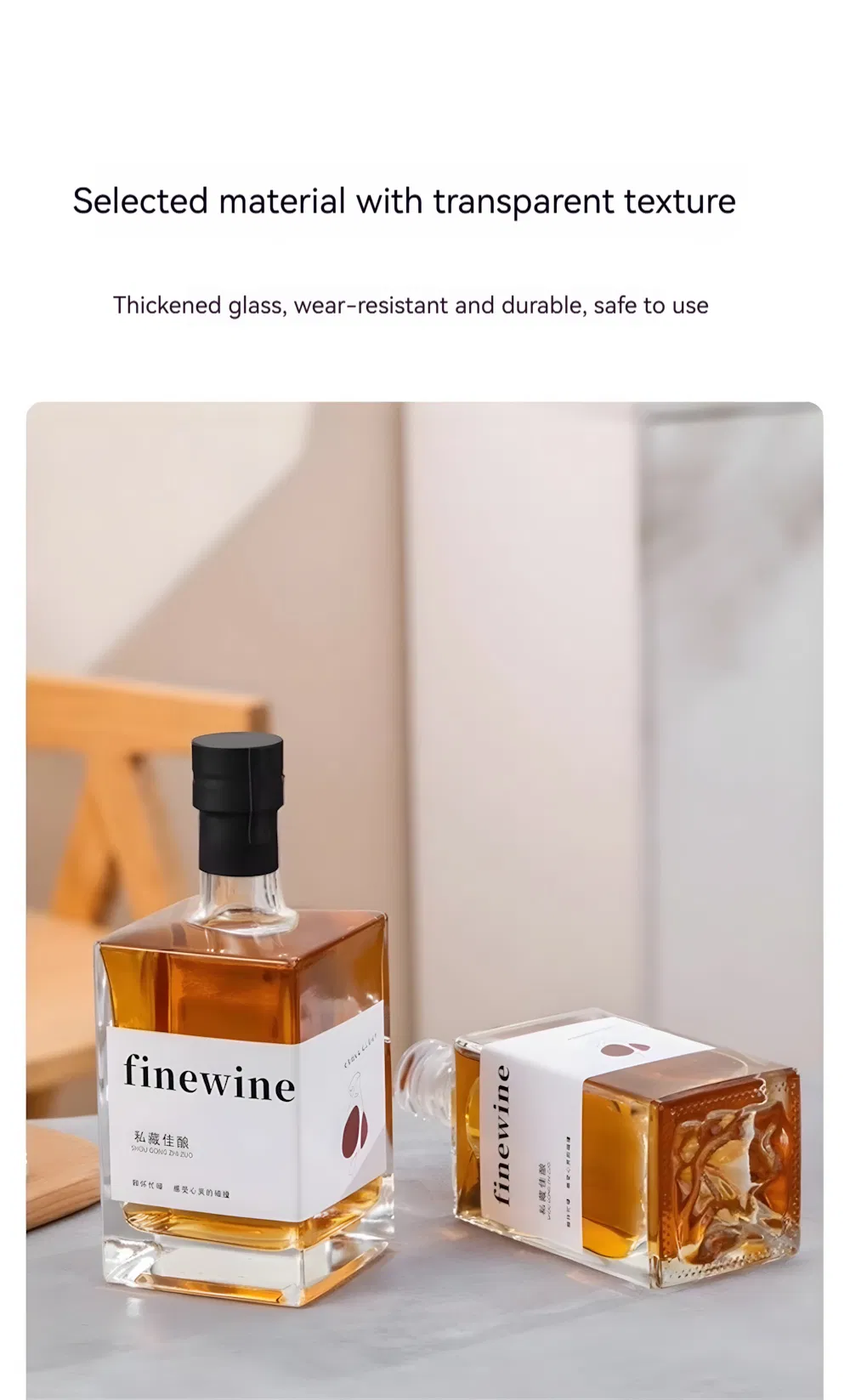 Glass Bottle Detail 2