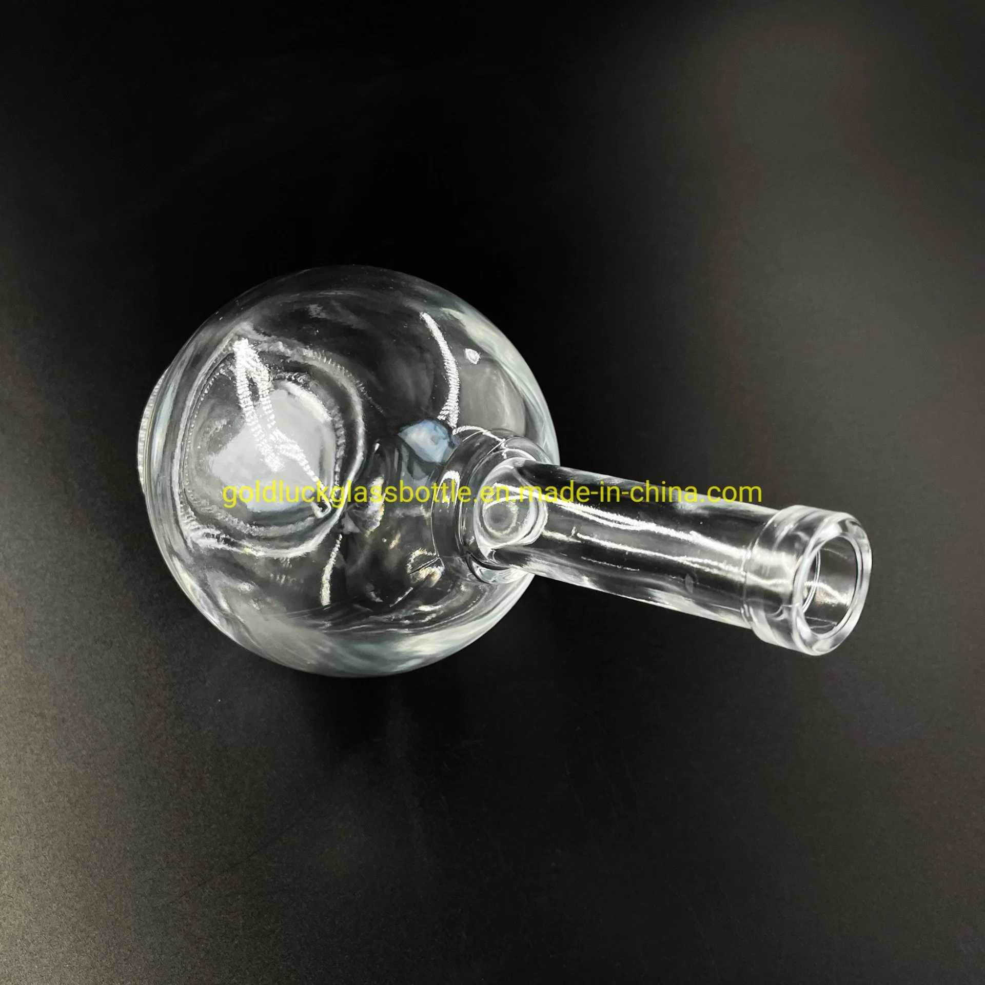 Short Neck Round Square 250ml 350ml 375ml 500ml 700ml 750ml 1000ml Glass Liquor/Spirit/Wine/Brandy/Vodka/Whisky/Gin/Rum Bottle with Lid