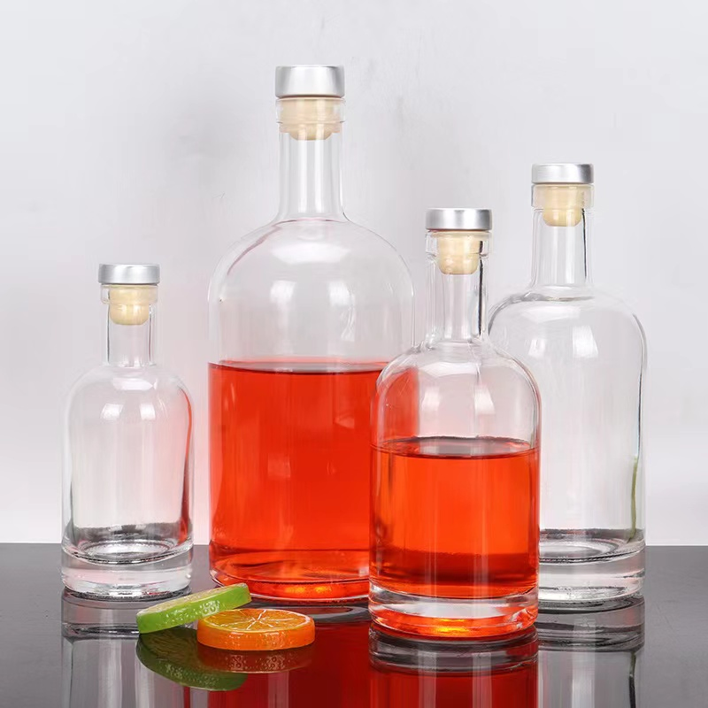 Premium Thick Base Glass Bottle for Spirits and Liquor