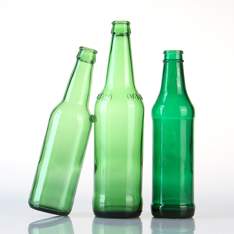 Luxurious Silk-Printed Glass Bottles for Craft Beer Packaging