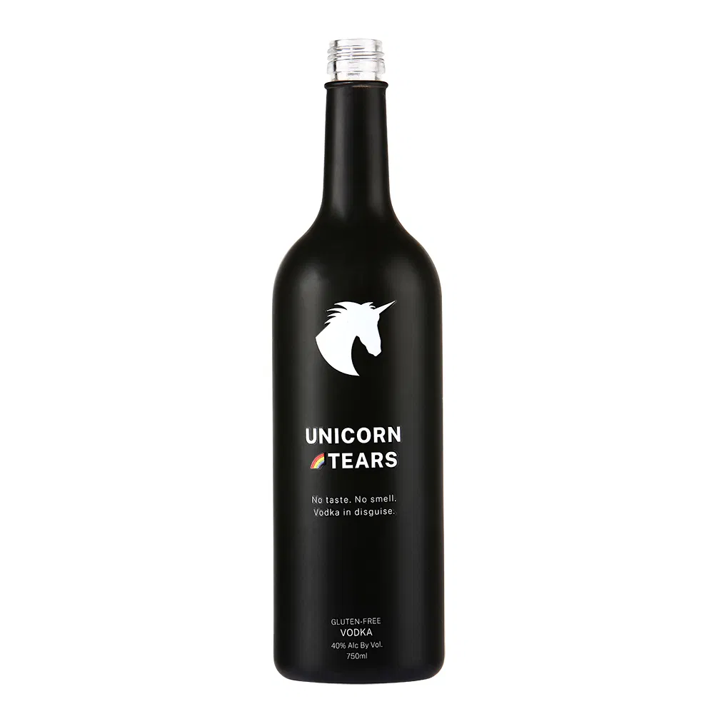 Wholesale Round Black 500ml 750ml 1000ml Super Flint Glass Bottle for Liquor Whisky Gin Vodka Rum Tequila