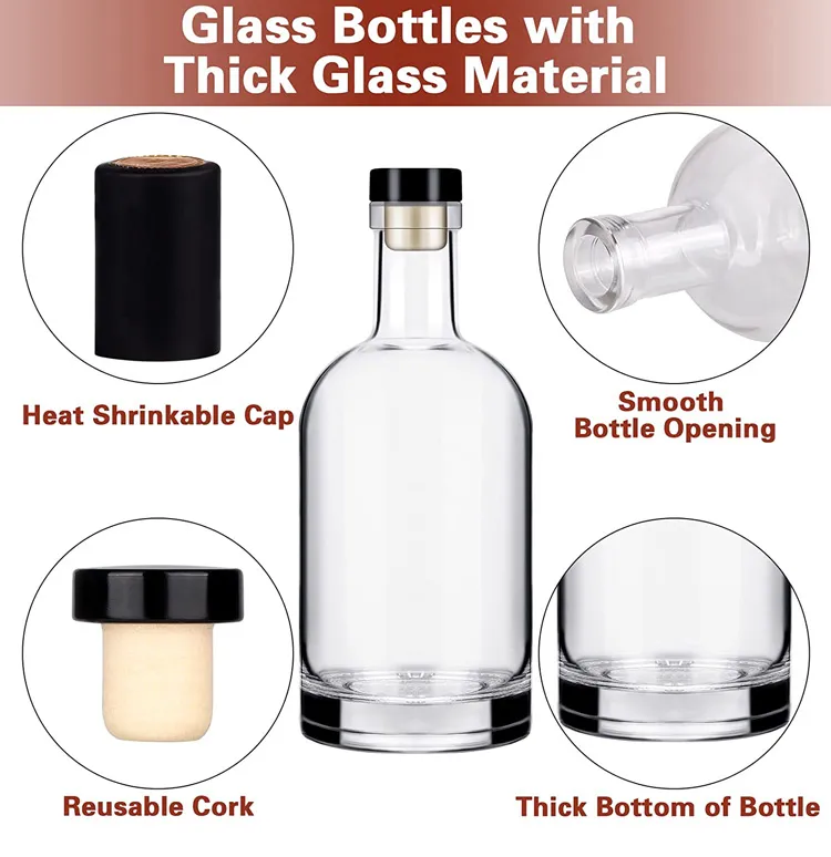 Thick Base Glass Bottle