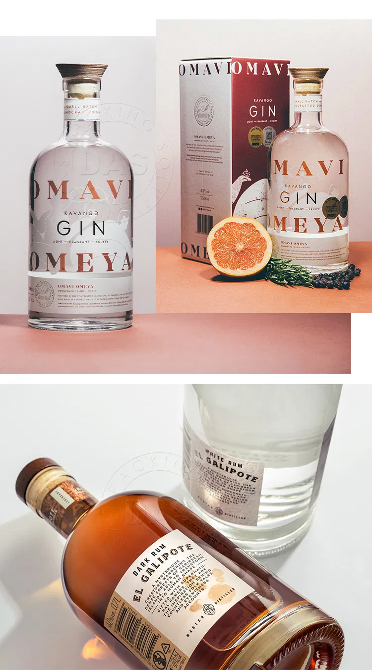 Nordic Glass Liquor Bottle 9