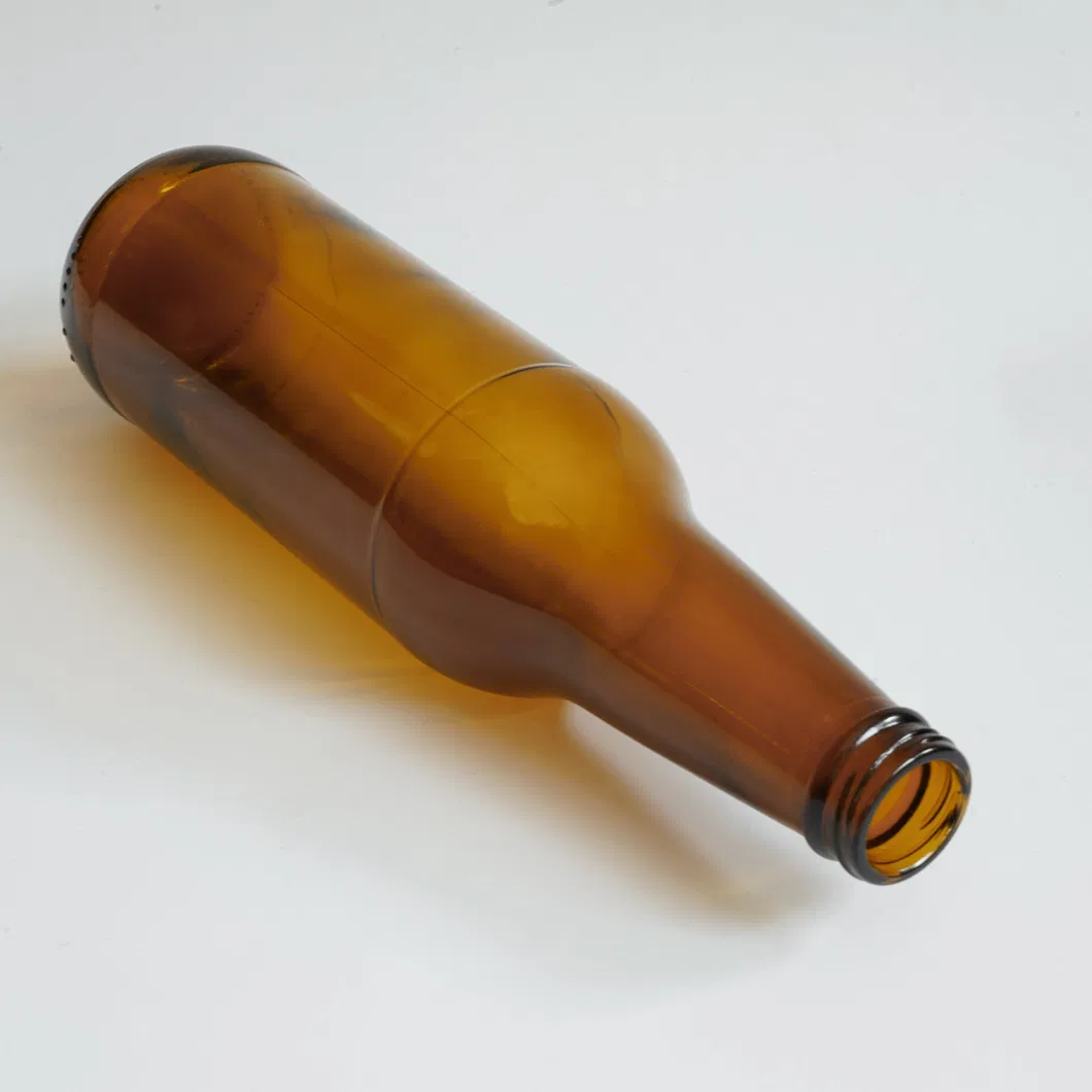 Amber Beer Glass Bottle