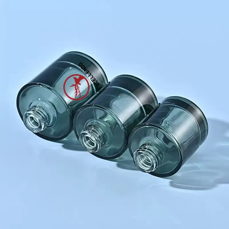 Thick Base Flat Shoulder Dropper Bottle Serum Bottle