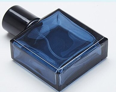 in Stock Luxury 30ml 50ml Flat Shape Black Glass Spray Fragrance Bottle Transparent Custom Logo Perfume Bottle