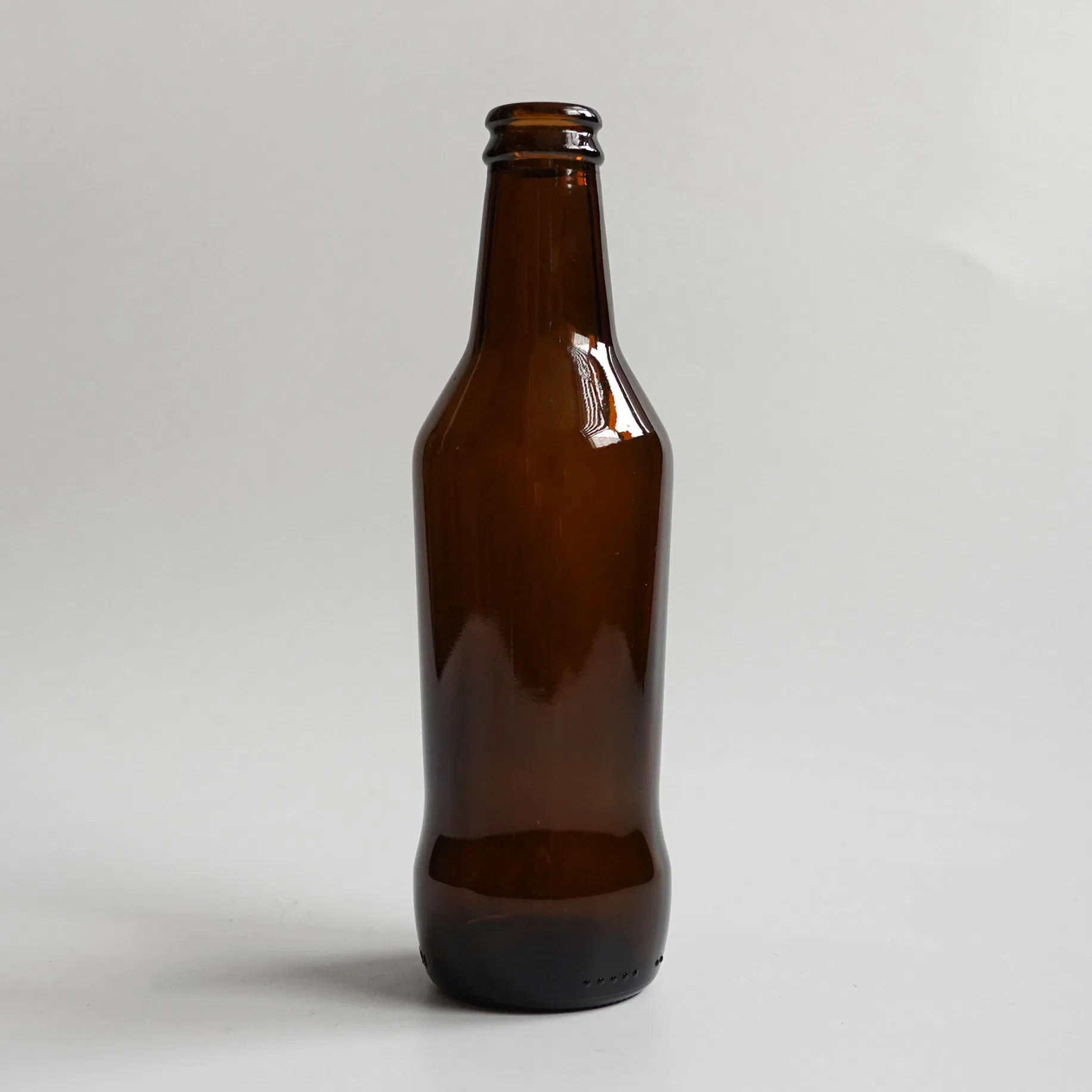 Transparent Beer 250ml Beer Bottle with Crown Cap Nnpb Technology Lightweight Bottle