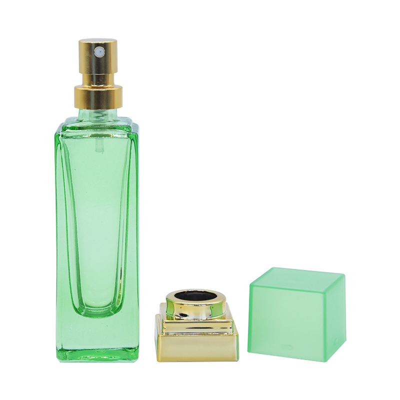 30ml Glass Perfume Bottle Empty Cosmetic Glass Bottles for Perfume Plastic Electroplate Plating UV Cap Printed Custom Box