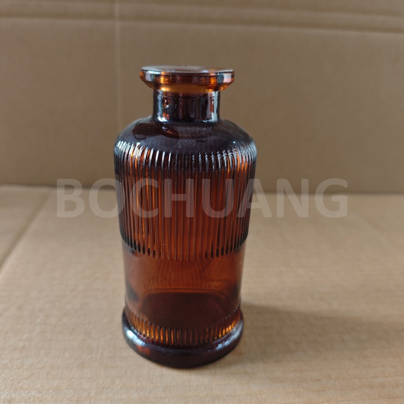 Round Classic Custom Colored Glass Aroma Perfume Bottle 100ml 100cc with Cork