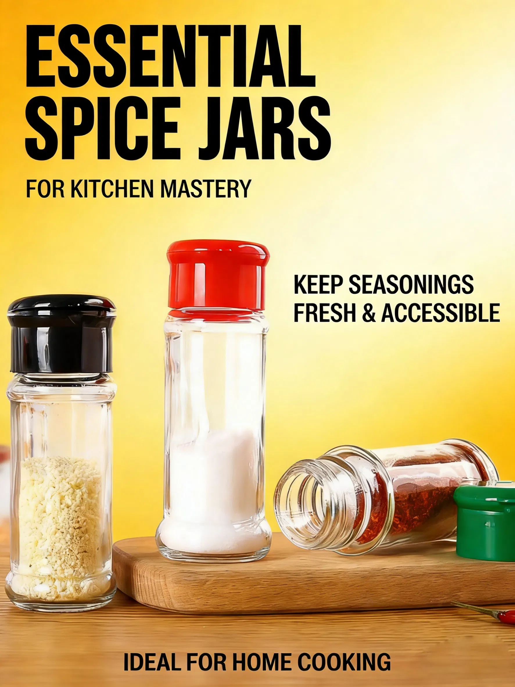 Easy Clean Spice Jar