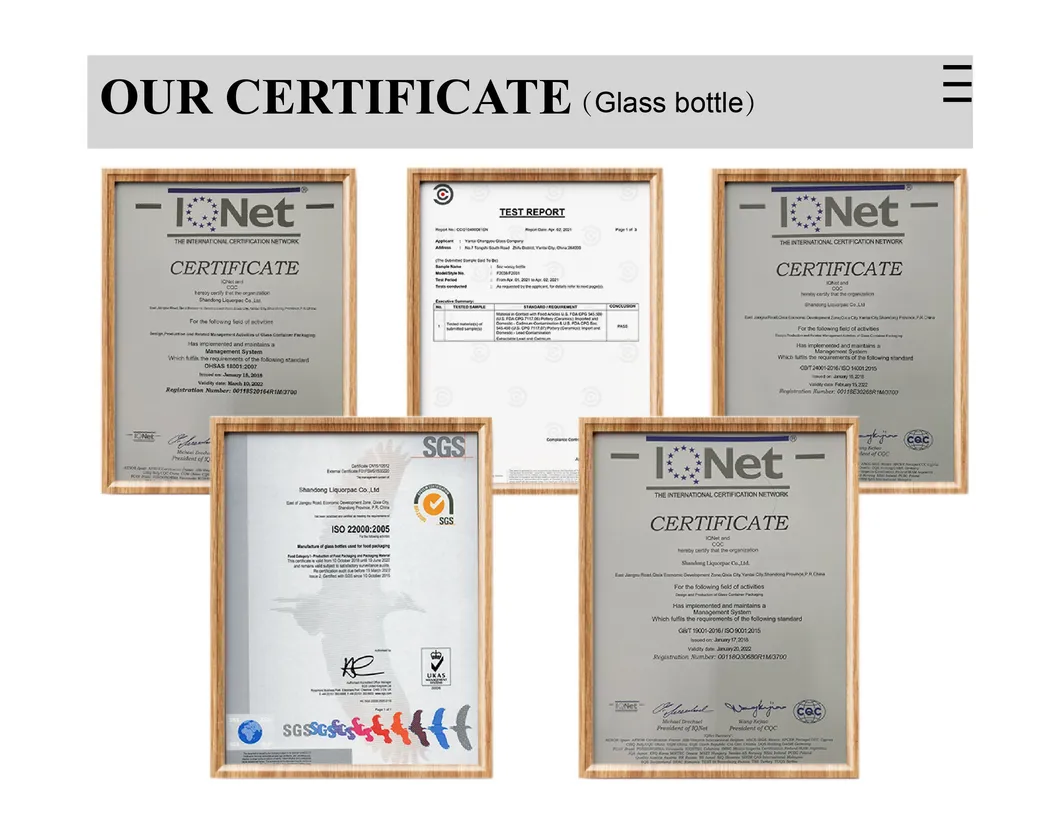Certifications