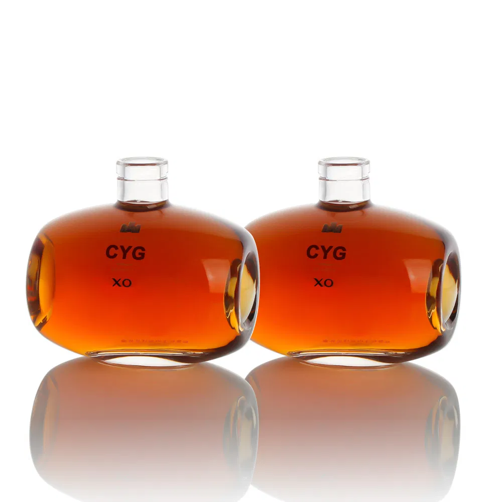 Custom Clear Empty Mini Spirits Liquor Tequila Gin Rum Vodka 70cl 75cl 200ml 700ml 750ml Glass Liquor Bottle