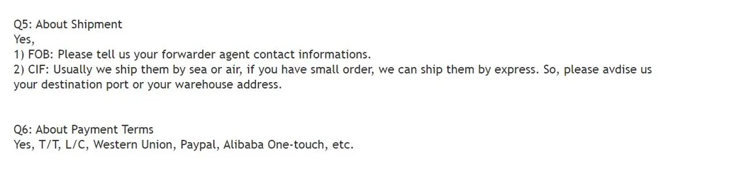 Shipping Preparation