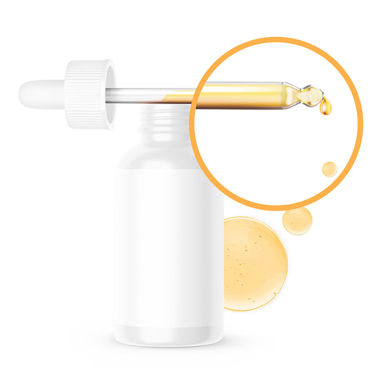 30ml Customizable Colored Glass Bottle with Dropper for Cosmetics