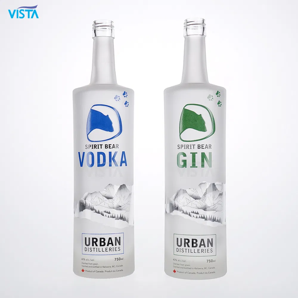 375ml 500ml 750ml 35cl 50cl 75cl High Flint Whisky Brandy Xo Vodka Teliqula Spirit Liquor Rum Wine Champange Glass Water Bottle for Cork Cap Screw Cap