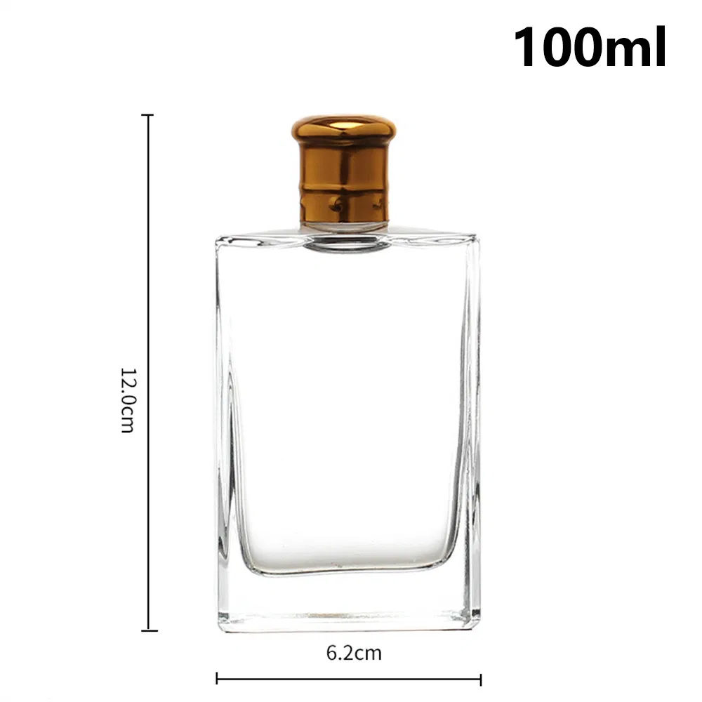 50ml 100ml Mini Liquor Bottles Empty Glass Alcohol Shot Bottles Spirit Liquor Bottle