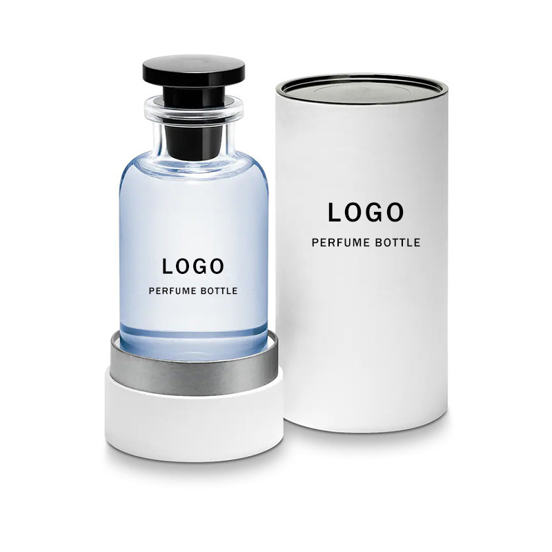 New Arrival Luxury Design 30ml 50ml 100ml Round Brand Perfume Glass Bottle with Box Packaging