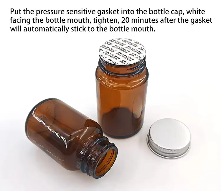 Glass Tablet Bottles