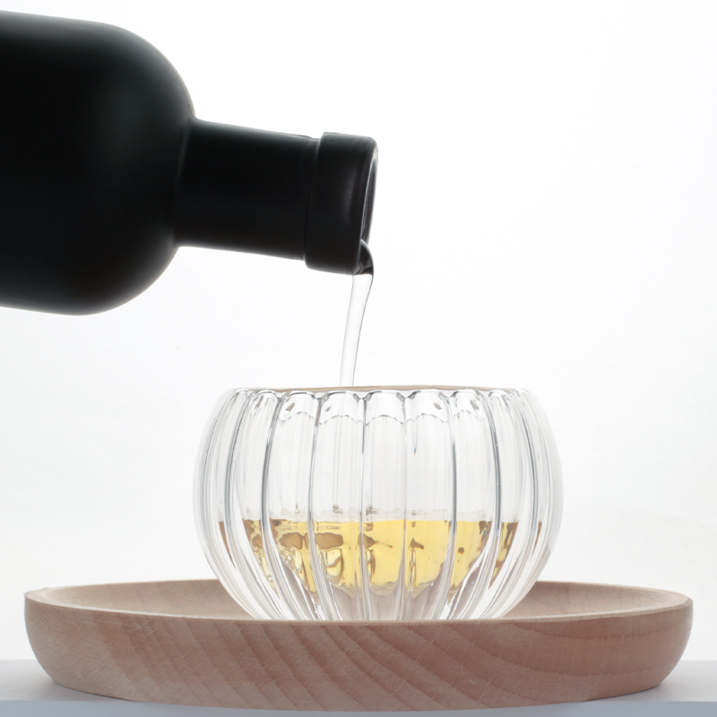 Custom Black Coated Thick Base Whiskey Vodka Rum Mini 100ml Glass Spirits Liquor Bottles