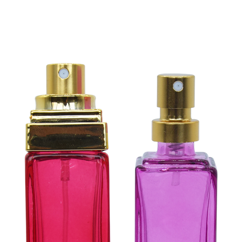 30ml Glass Perfume Bottle Empty Cosmetic Glass Bottles for Perfume Plastic Electroplate Plating UV Cap Printed Custom Box