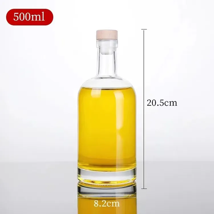 Glass Liquor Bottle 4