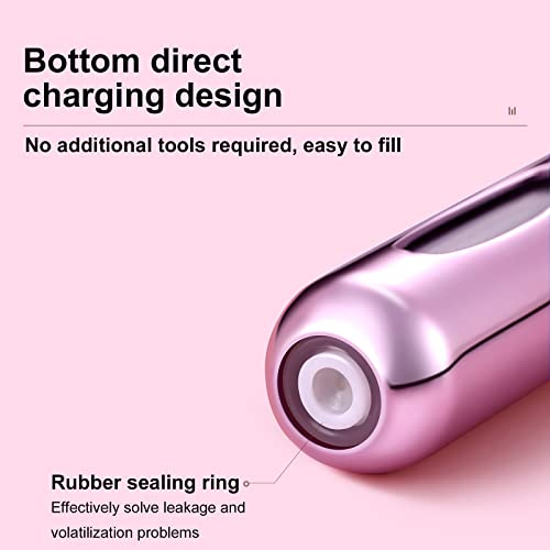 Hot Demand Lightweight 5ml Travel Perfume Atomizer 8ml Refillable Aluminum Mini Spray Bottle for Trips