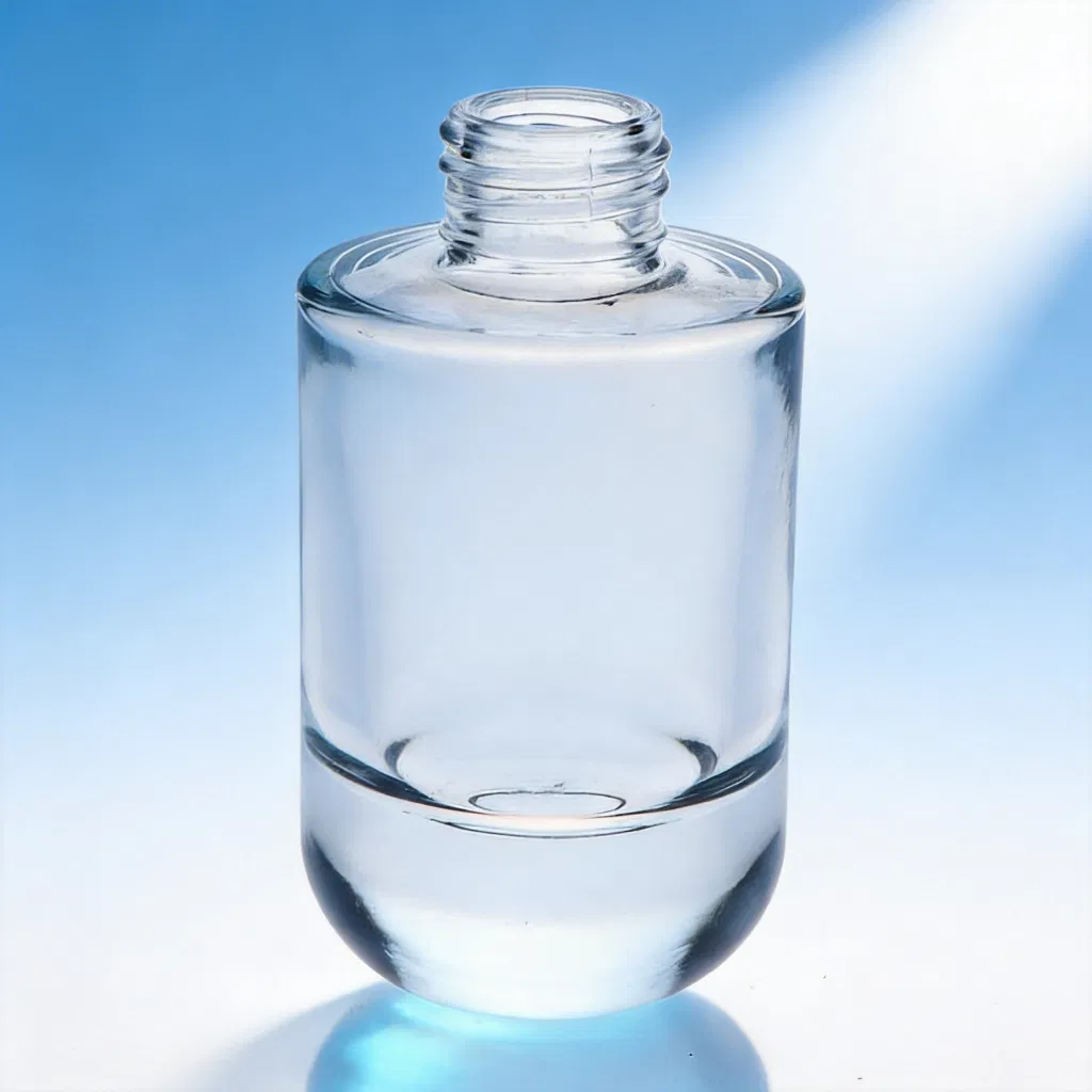 Hot Sale 90ml Glass Diffuser Bottle Arc Thick Base 28mm Screw Neck