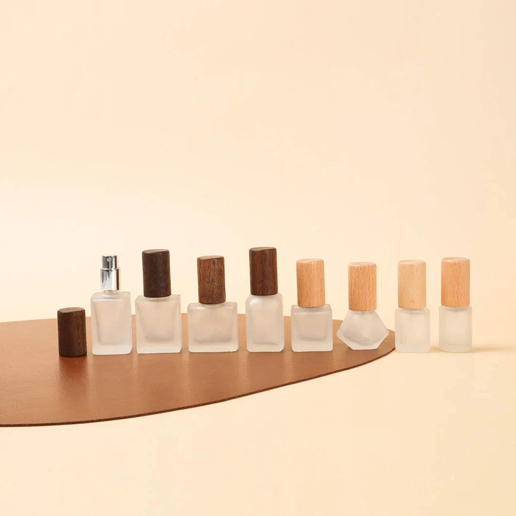 Wholesale 6ml 8ml 10ml 15ml Empty Frosted Glass Travel Portable Mini Mini Perfume Essential Oil Roll on Bottle