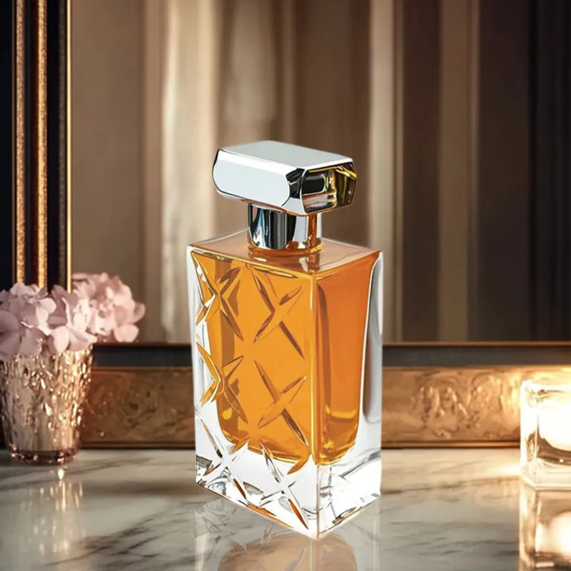 80ml Patterned Glass Bottle 12