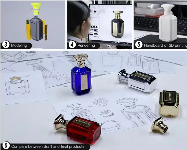 Custom Volume Glass Bottle