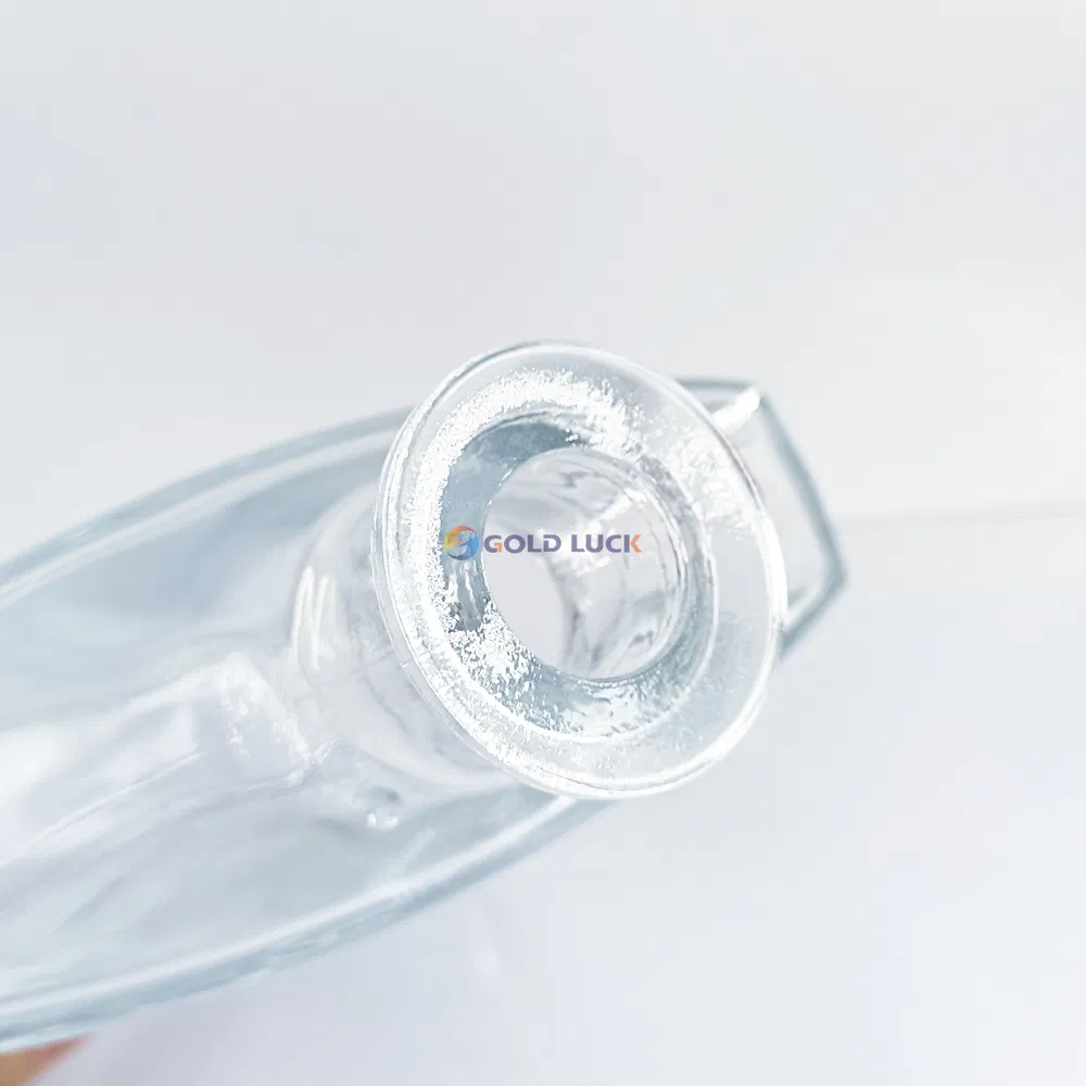 Custom Embossed 700ml Premium Heavy Extra Flint Decal Printing Rum Gin Vodka Whiskey Whisky Glass Bottle