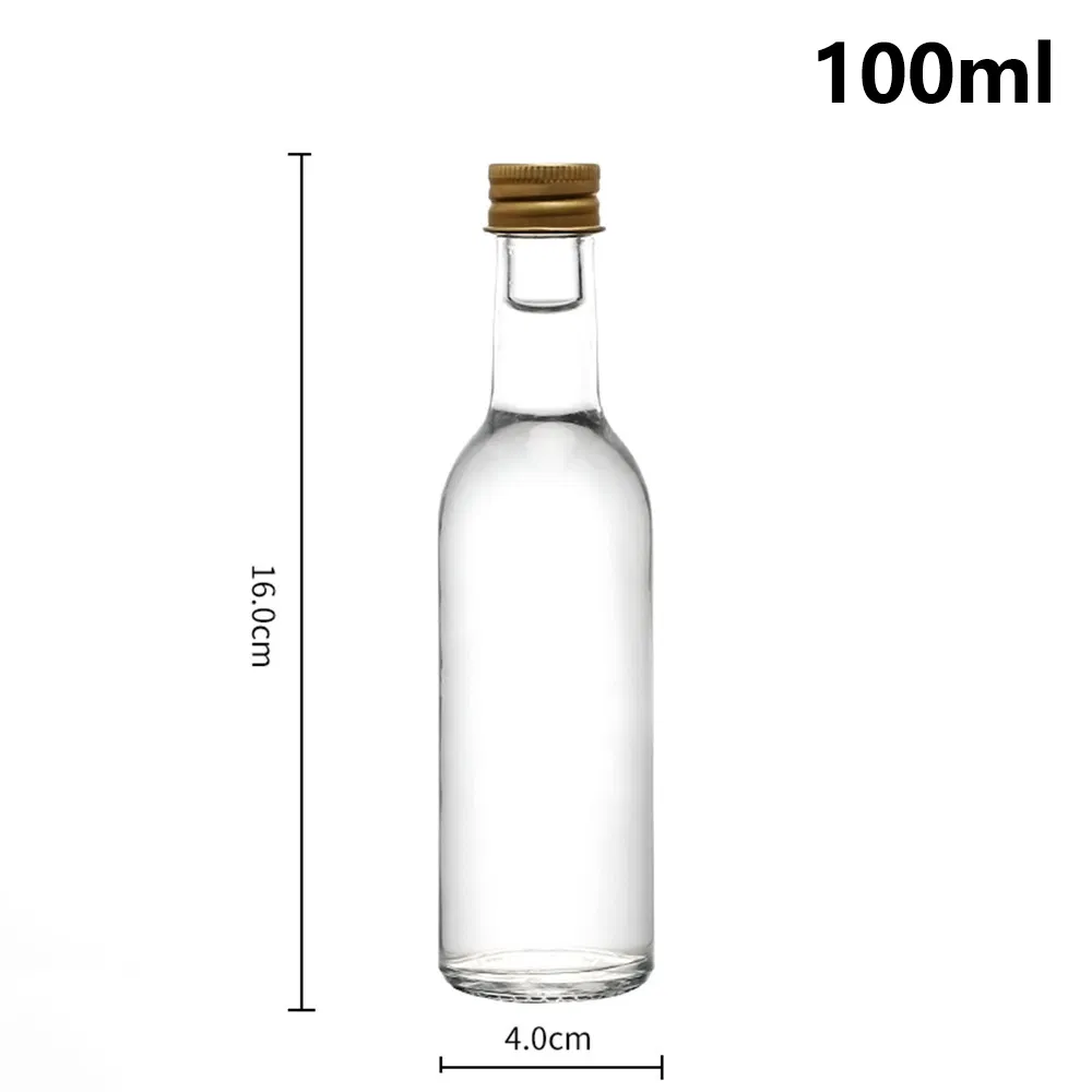 50ml 100ml Mini Liquor Bottles Empty Glass Alcohol Shot Bottles Spirit Liquor Bottle