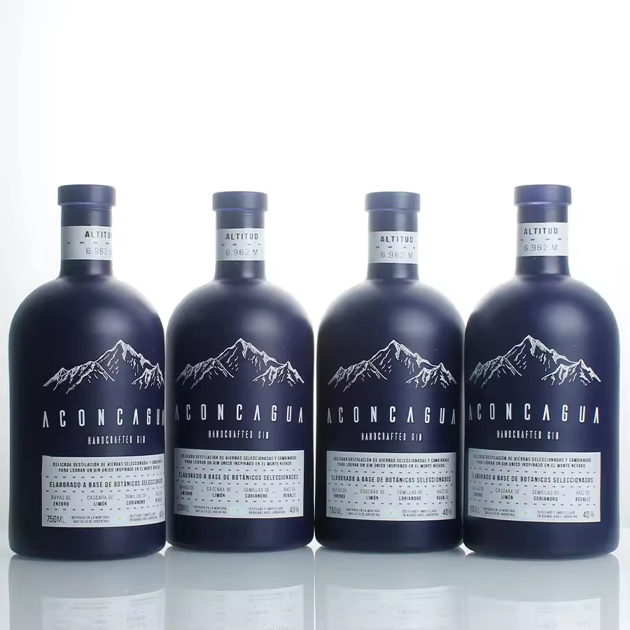 Ready Stock 100ml 700ml 750ml 1 Liter Matte Ceramic Amber Round White Vintage Rum Gin Liquor Tequila Vodka Whiskey Brandy Clear Empty Spirits Glass Bottle