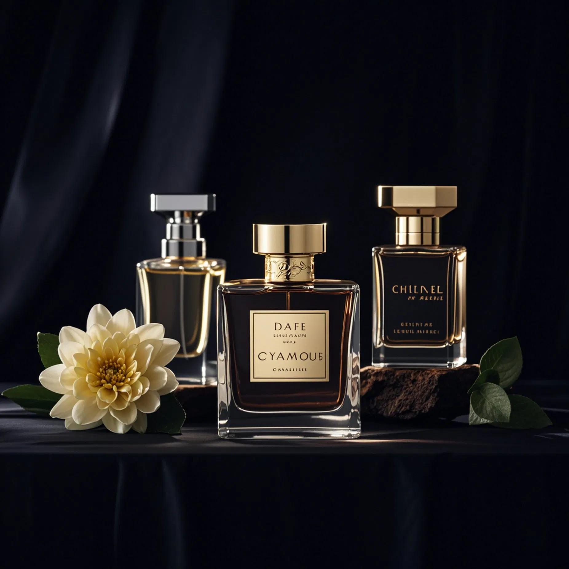 High Quality 50ml 100ml Glass Custom Square Perfume Bottles with Gift Box Packaging Luxury Extra Flint Glass Cosmetic Bottles with Spray Pump