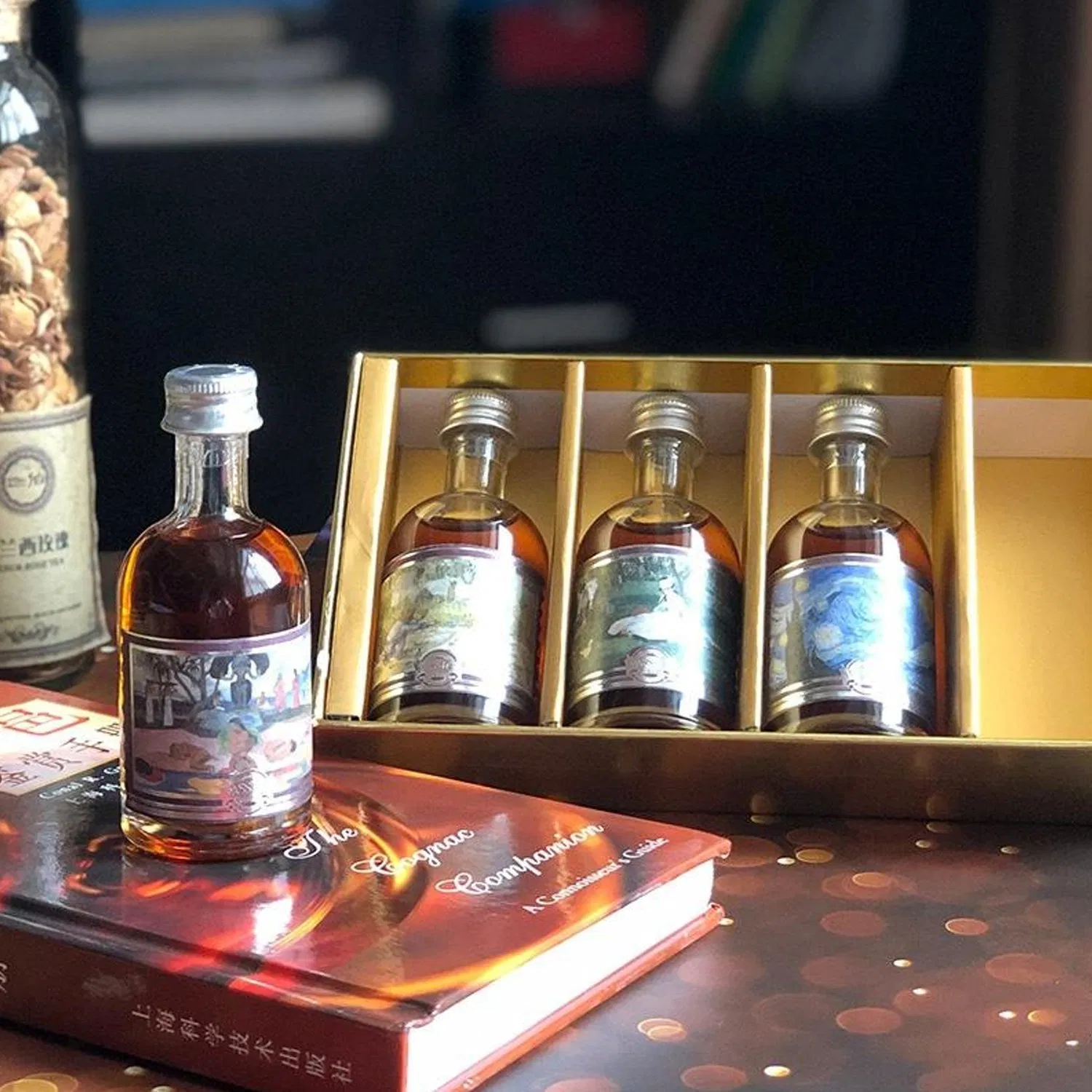 Wholesale 50ml Mini Glass Wine Spirits Vodka Juice Milk Tea Cold Drinks Empty Bottles