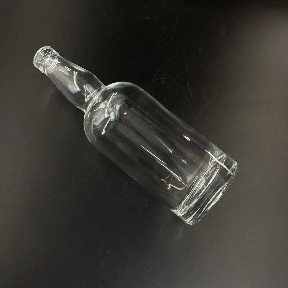 750ml Tall Thick Neck Round Whisky Brandy Glass Liquor Bottle
