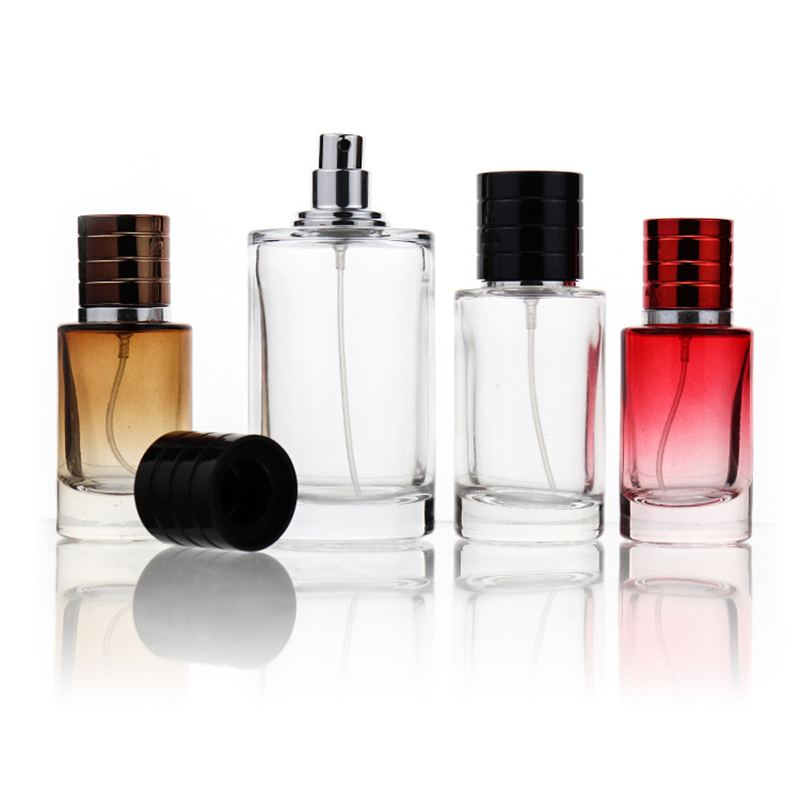 Wholesale 50ml Round Customized Spray Glass Perfume Bottle with Spray