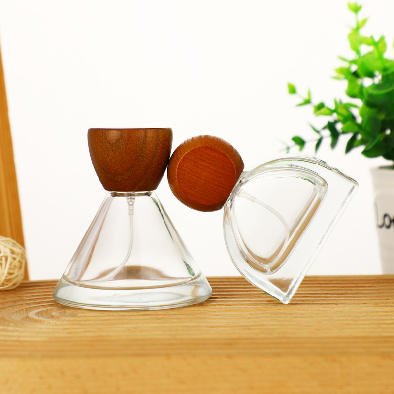 Hot-Selling New Luxury Perfume Glass Bottle 30ml 50ml Round Pump Spray Sealed Screen-Printed Customizable Empty Bottle