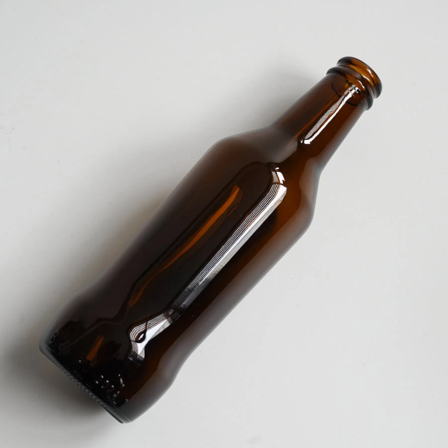 Transparent Beer 250ml Beer Bottle with Crown Cap Nnpb Technology Lightweight Bottle